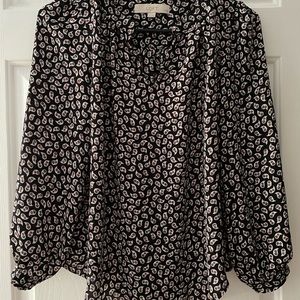 LOFT quarter length sleeve top